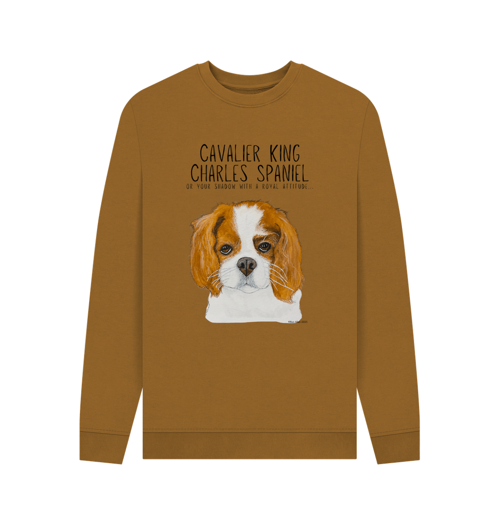 Shadow of a King Eco-Luxe Men's Sweatshirt with Cavalier Royal Flair