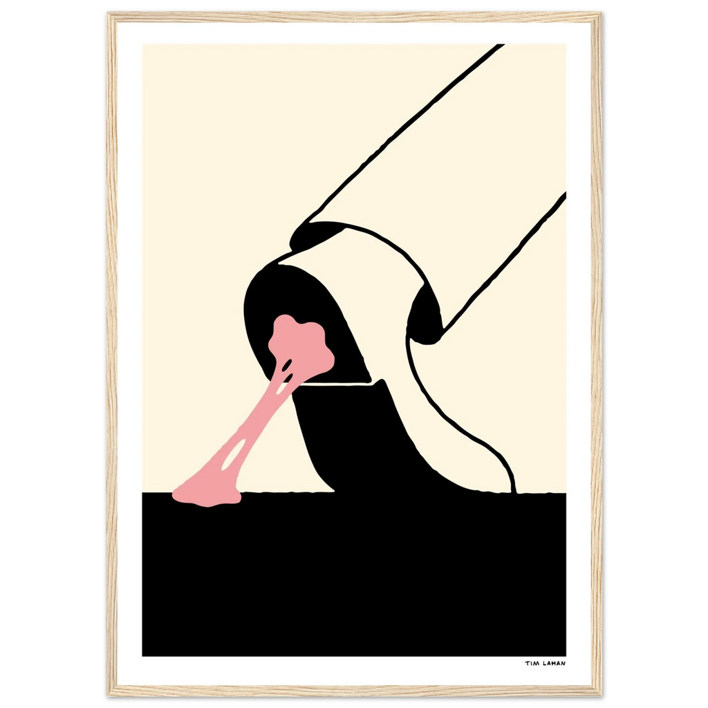 Stuck Framed Print