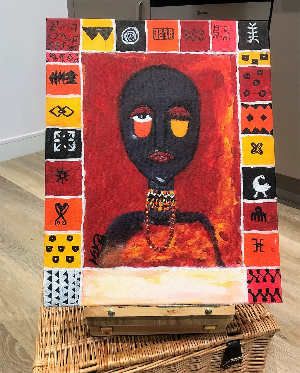 Above Standards Acrylic Paint on Canvas