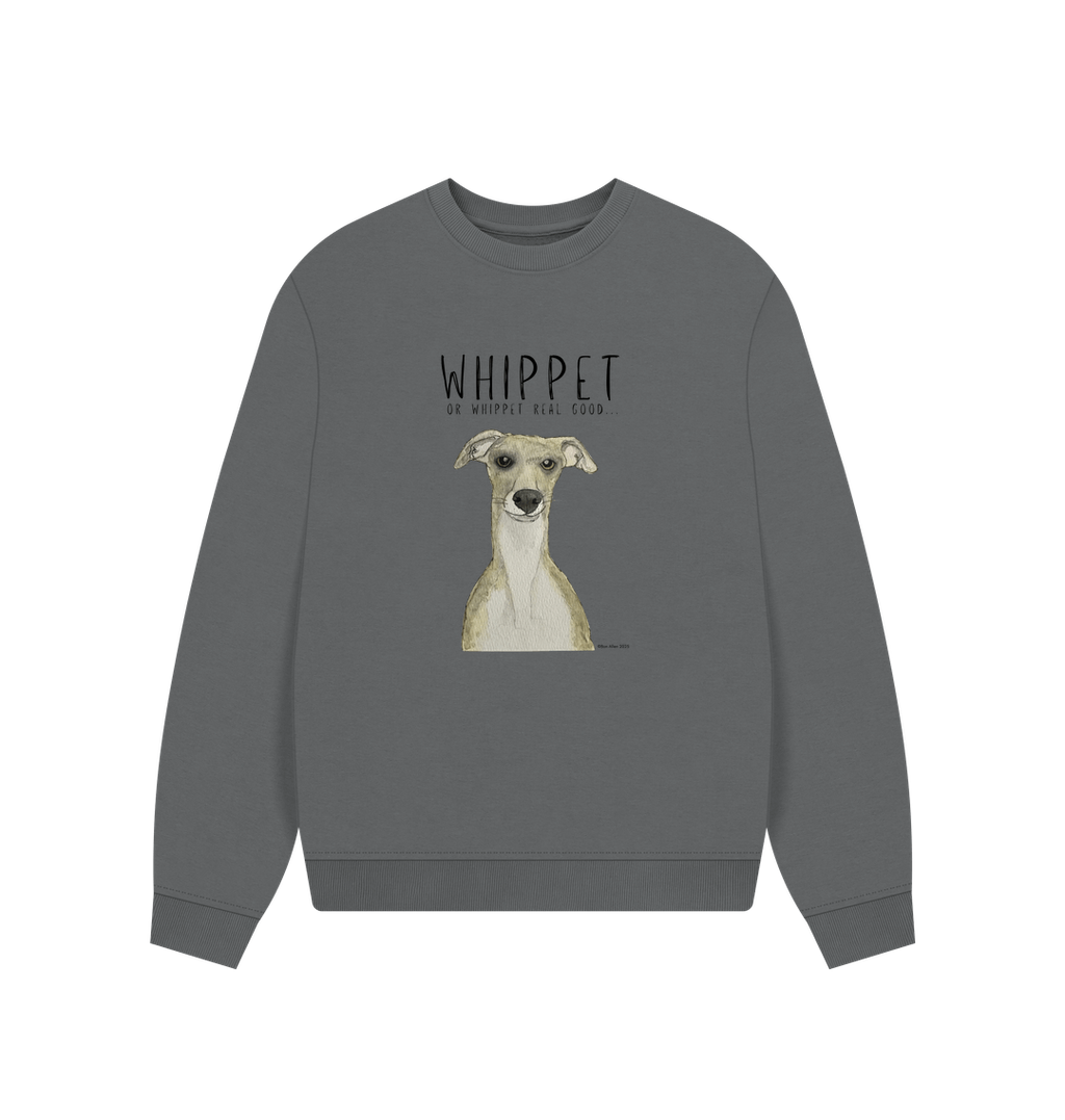 Women's Oversized Whippet Sweatshirt in Organic Cotton