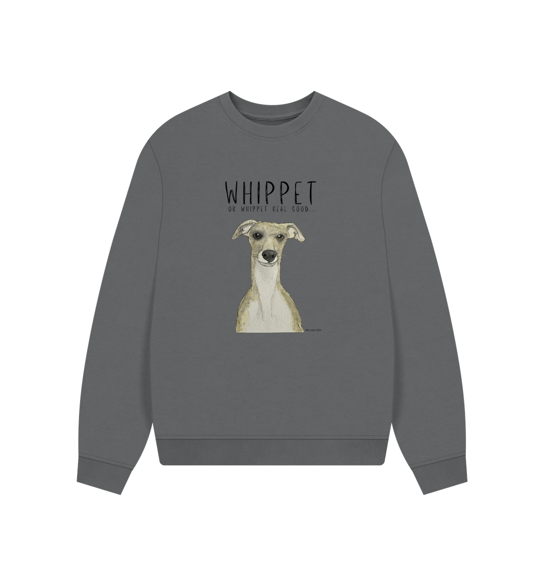 Women's Oversized Whippet Sweatshirt in Organic Cotton