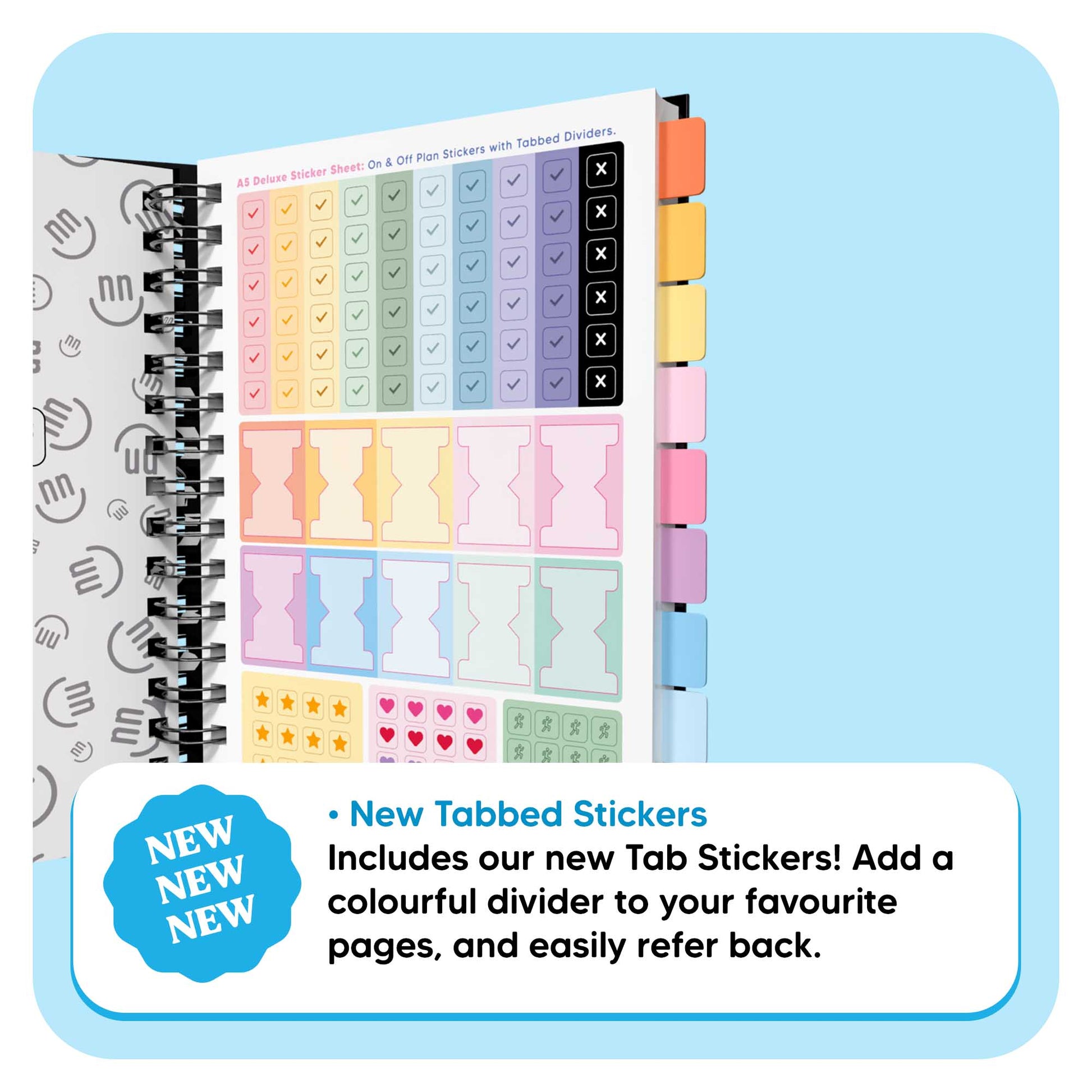 Undated Academic Spiral Journal A5