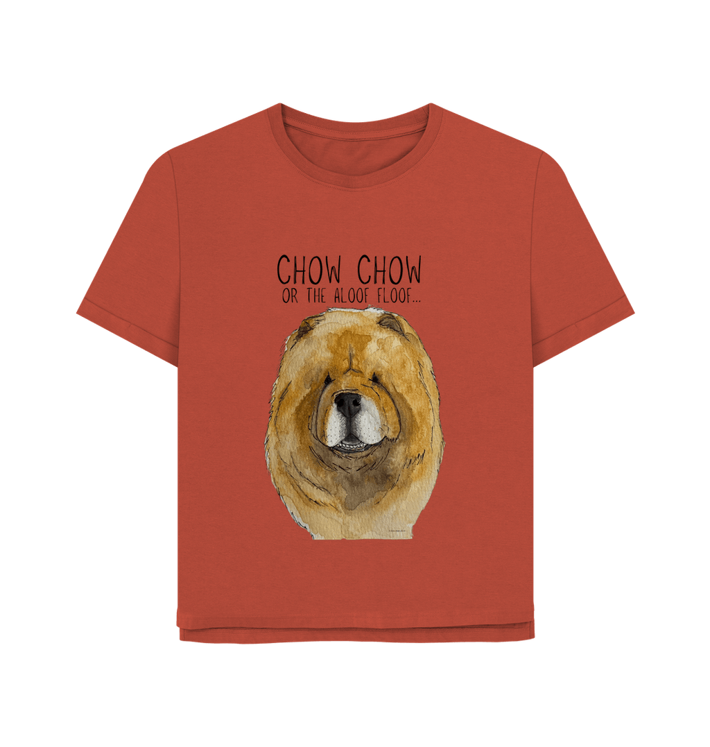 Red Chow Chow Women's Relaxed Fit T-Shirt