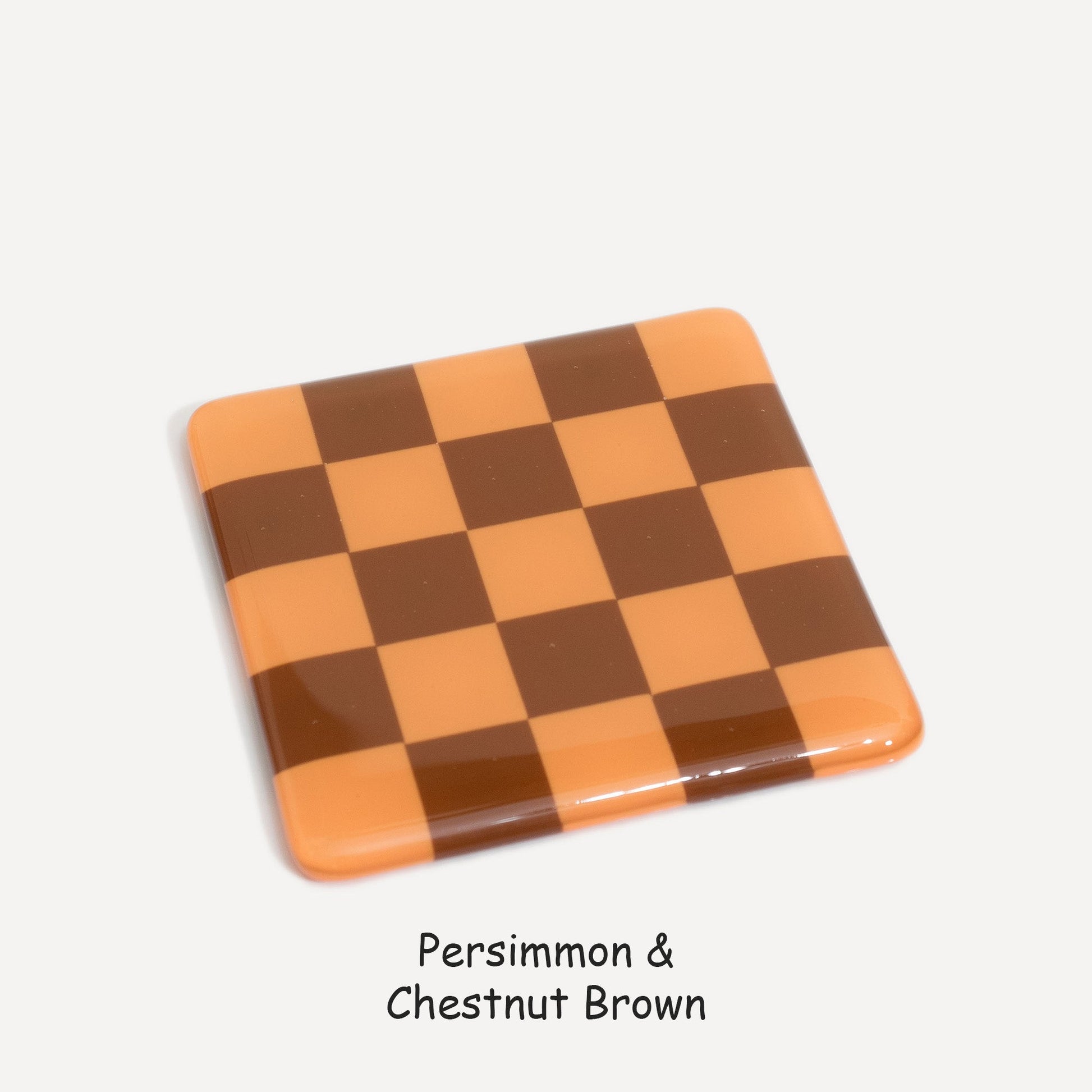 10cm Chequered Dual Colour Coaster Oceanside Collection