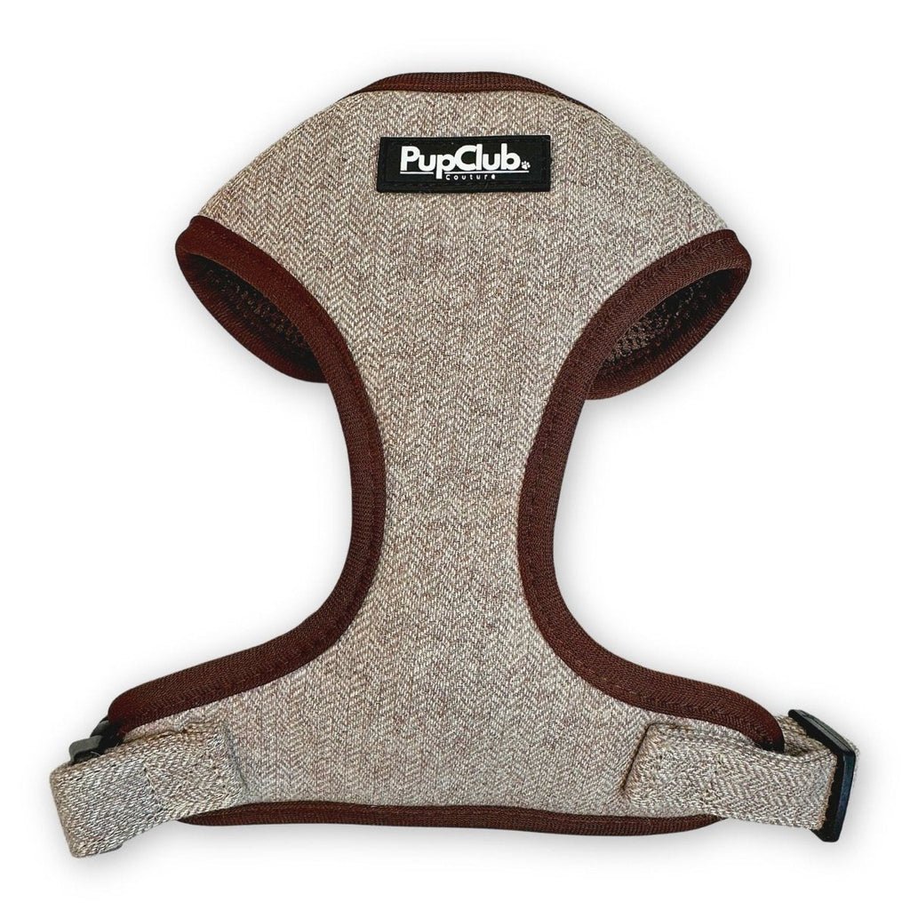 Tweed Adjustable Harness in Brown