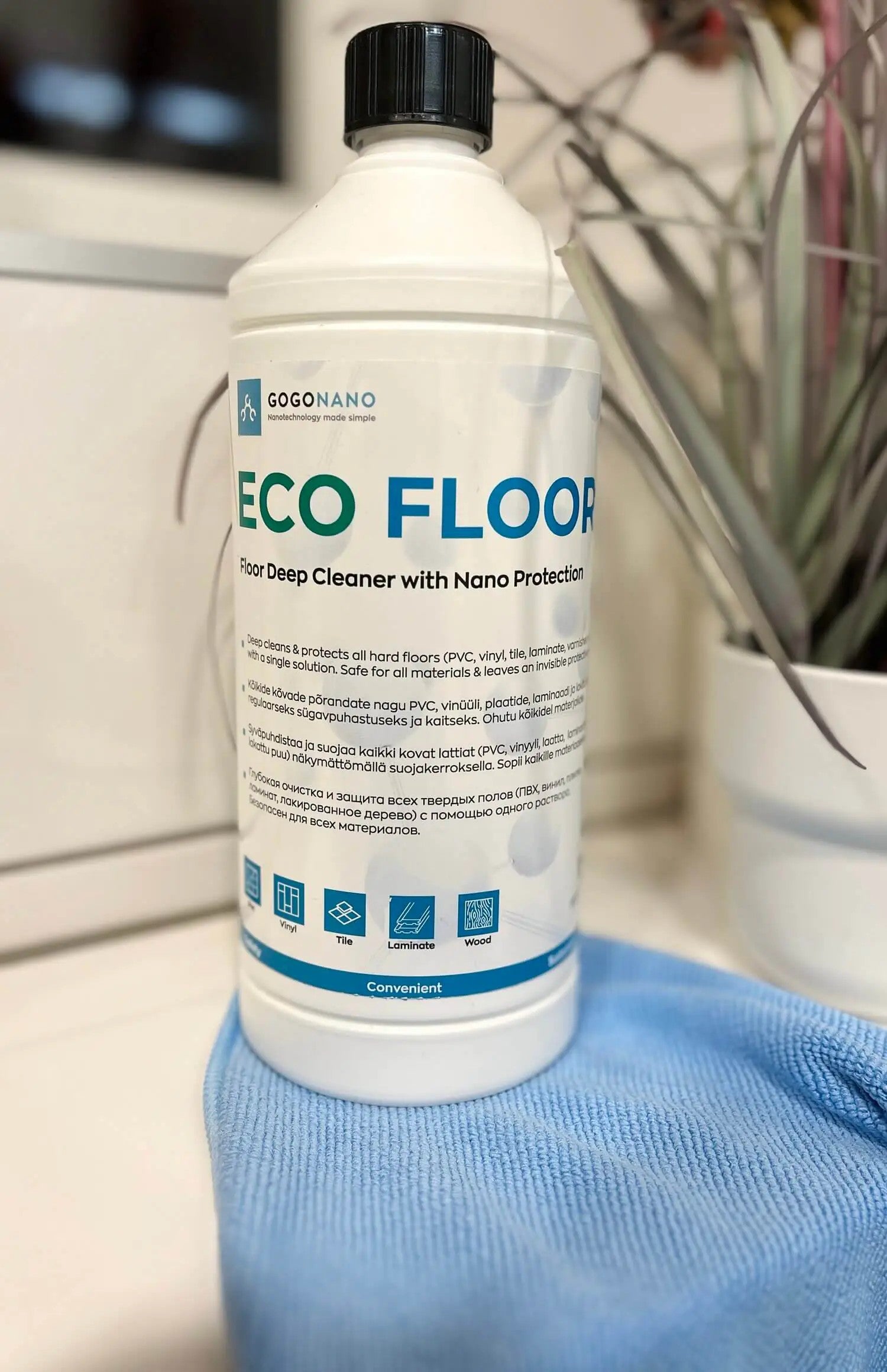 EcoFloor Natural Floor Cleaner - Deep Cleaning & Protection for All Hard Floors by GoGoNano at www.brixbailey.com