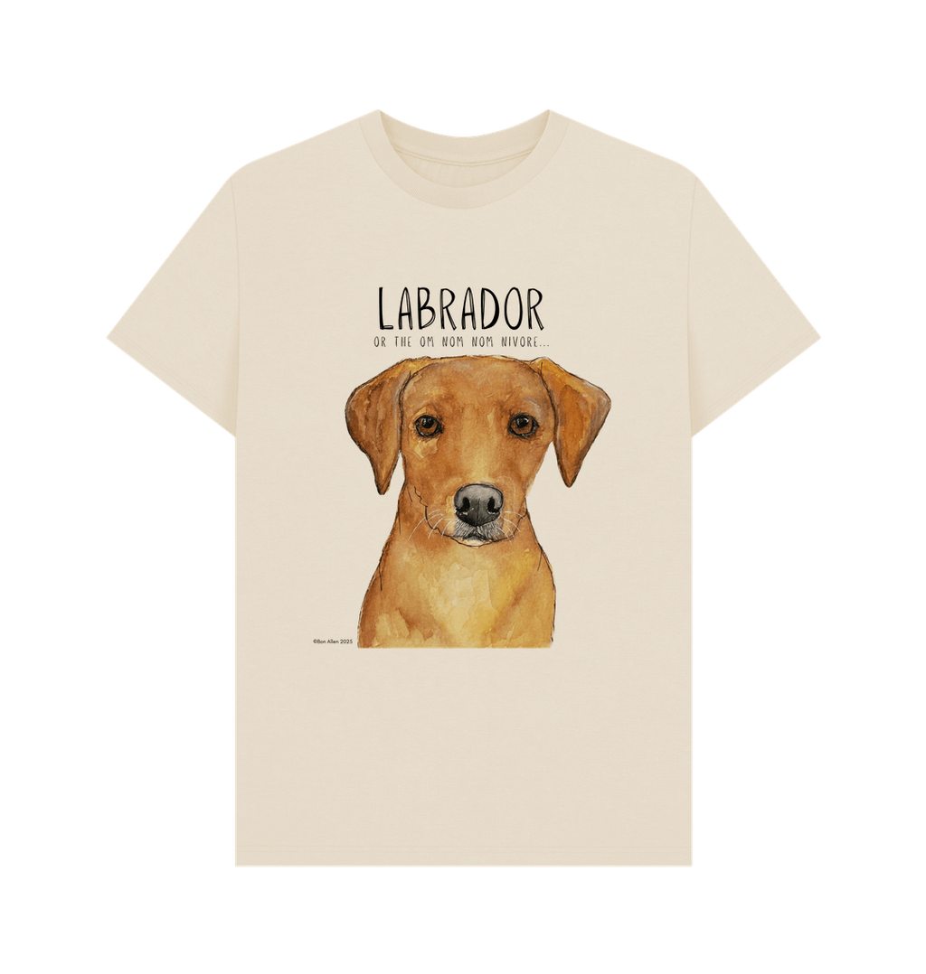 Fox Red Labrador Men's Tee Snack Goals and Tail Wags