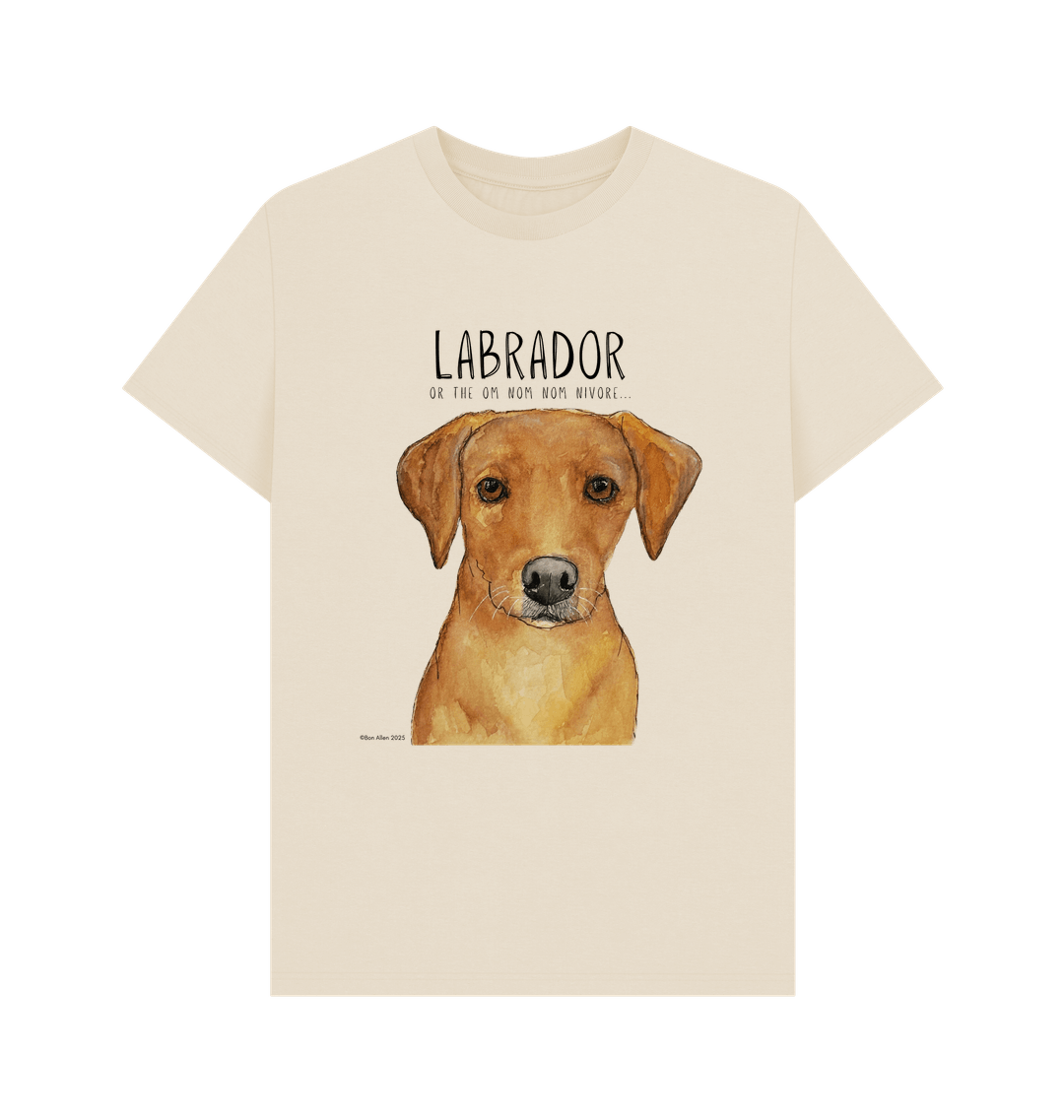 Fox Red Labrador Men's Tee Snack Goals and Tail Wags