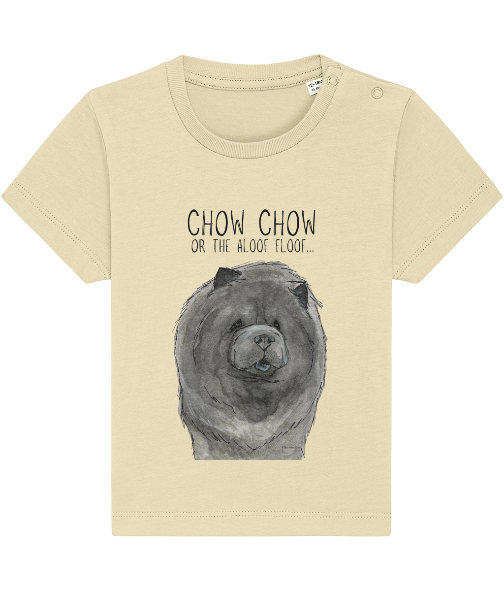 Blue Chow Chow Baby T Shirt for Little Dog Lovers