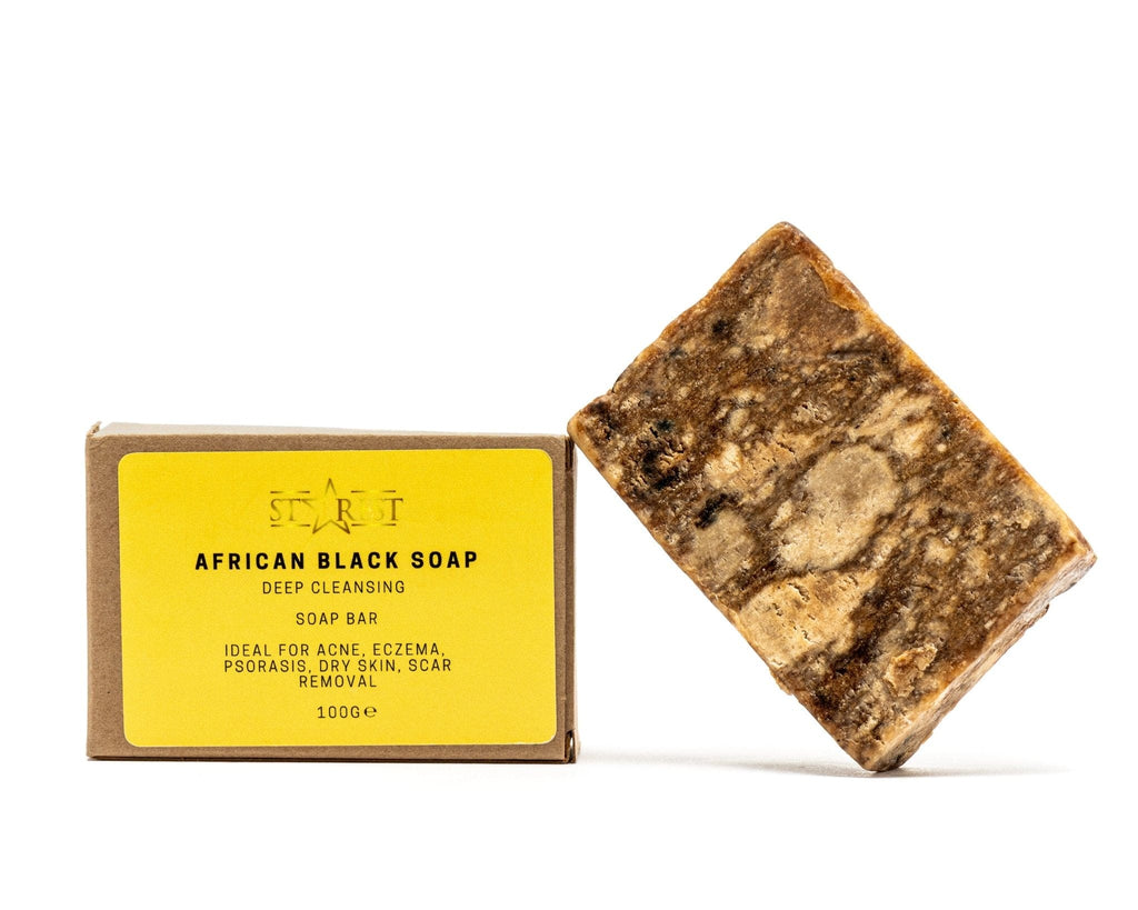 African Black Soap for Face, Body and Hair