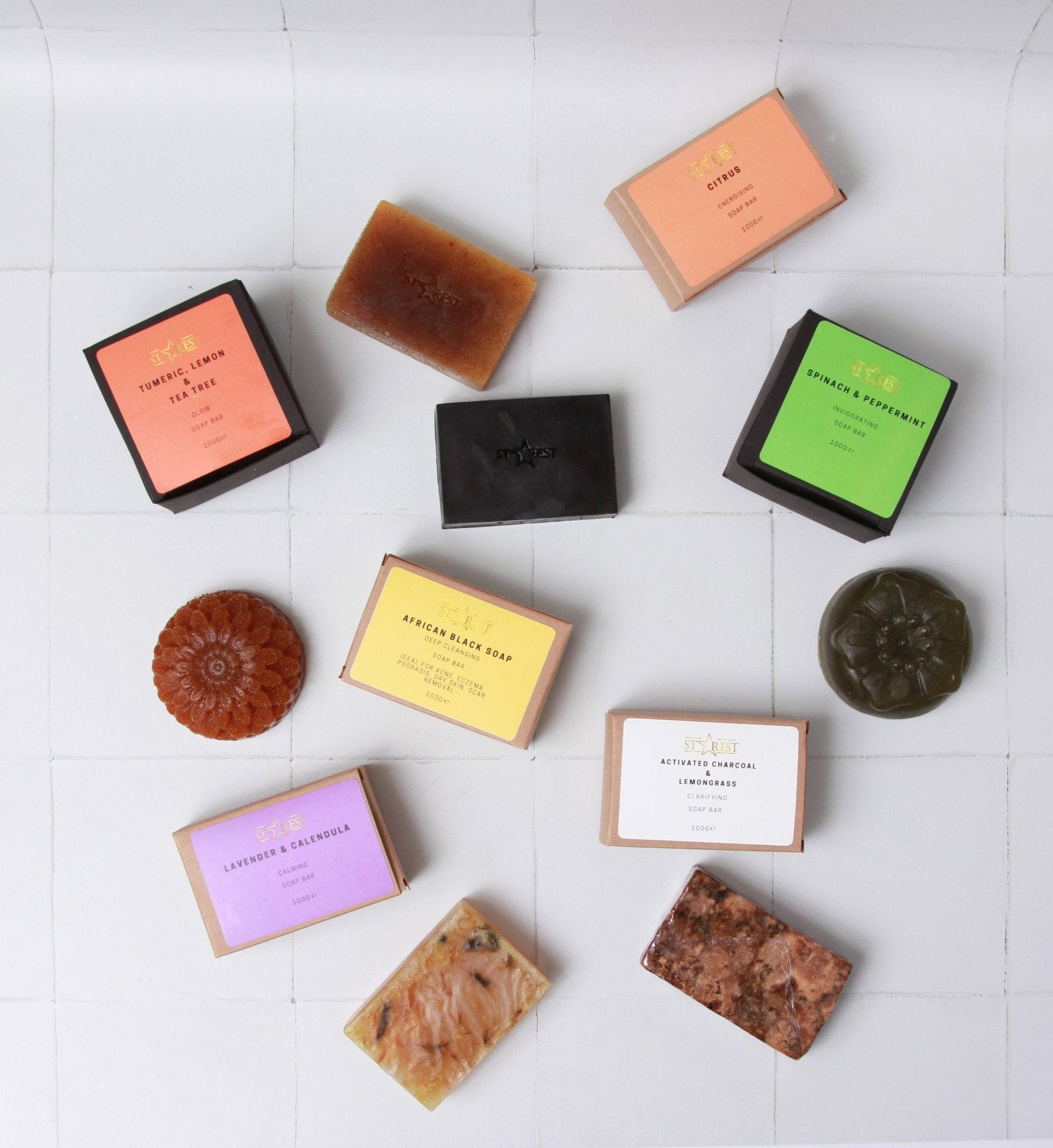 African Black Soap for Face, Body and Hair