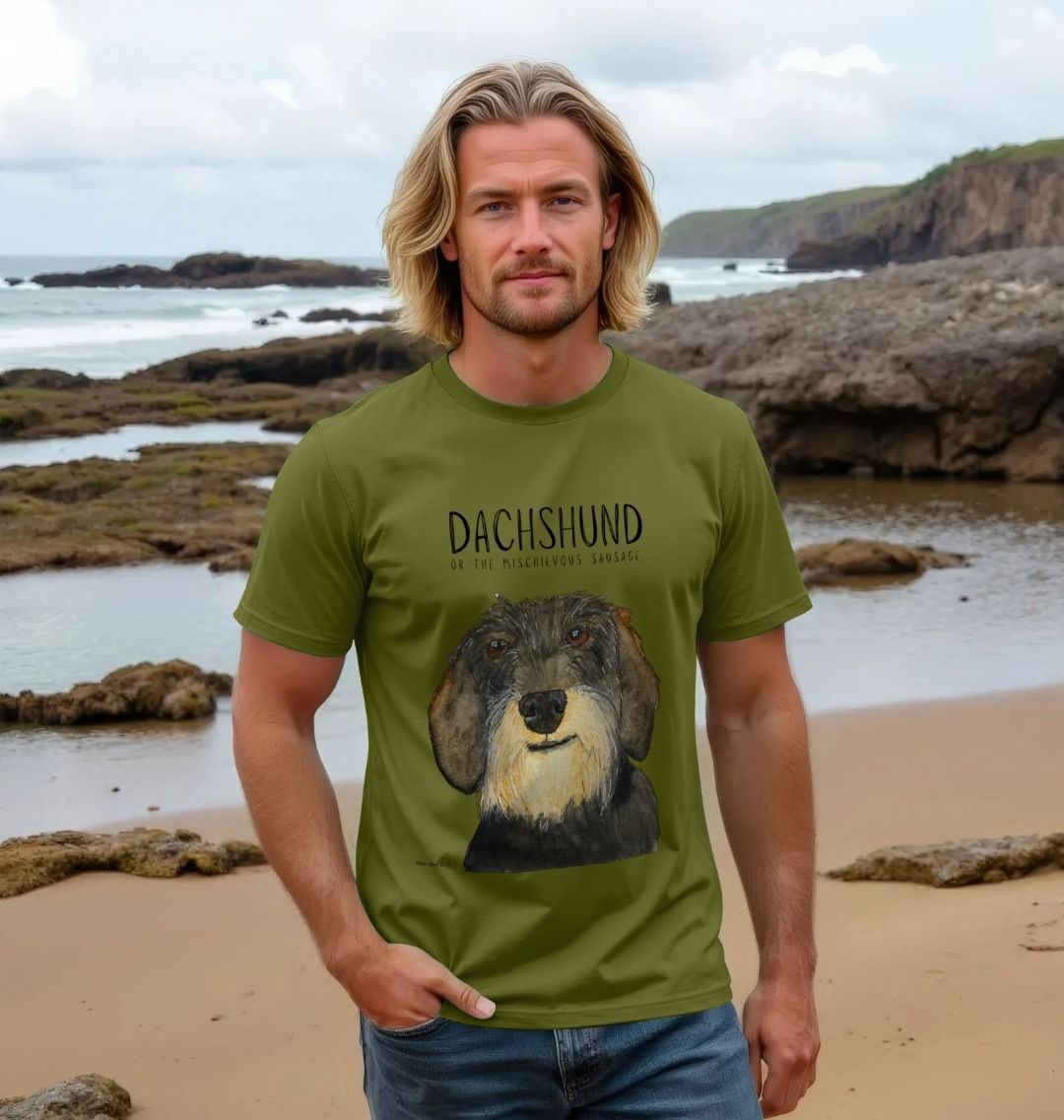 Wire Haired Dachshund T Shirt Mischievous Hot Dog Energy