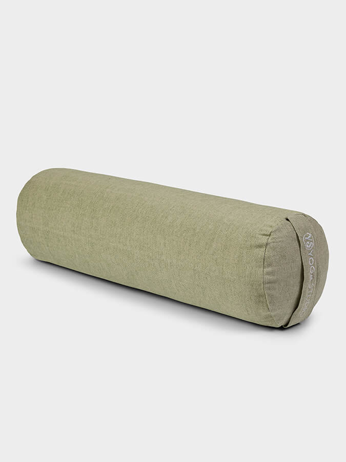Organic Buckwheat Two Toned Meditation Bolster Cushion