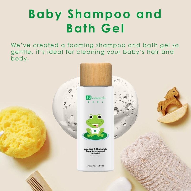 Aloe Vera and Chamomile Baby Shampoo and Bath Gel 200ml