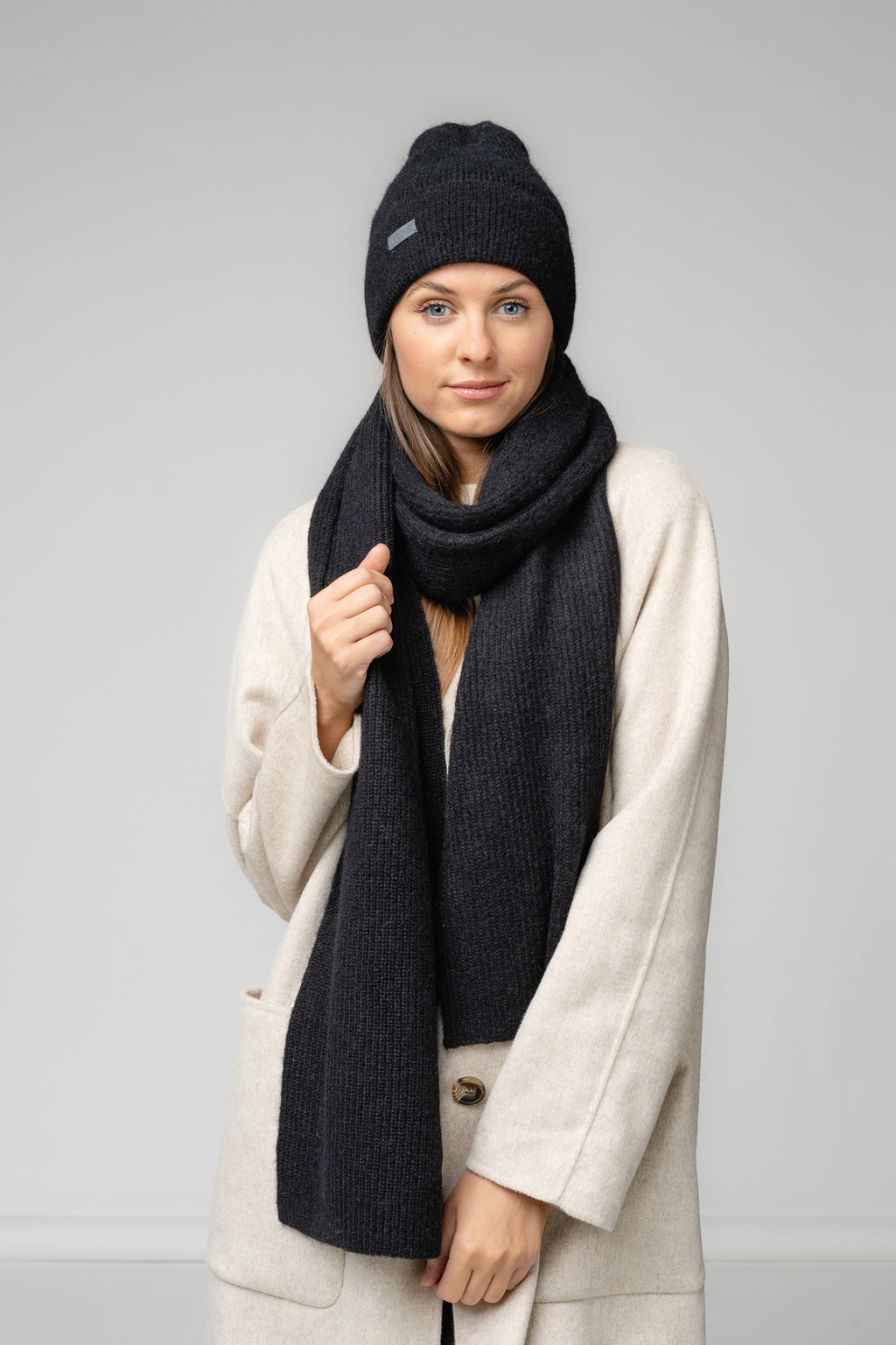 Luxurious Alpaca-Wool Fisherman's Rib Scarf – Warm & Elegant by Alpaka at brixbailey.com