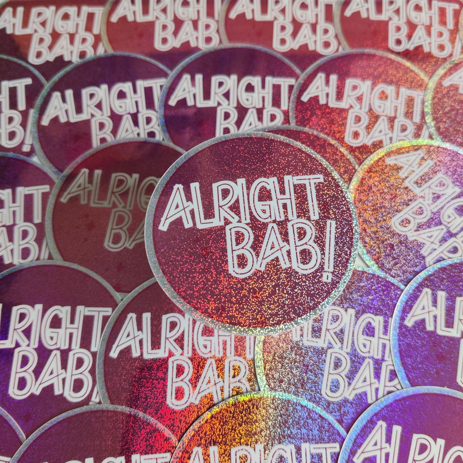 Alright Bab Birmingham Vinyl Sticker