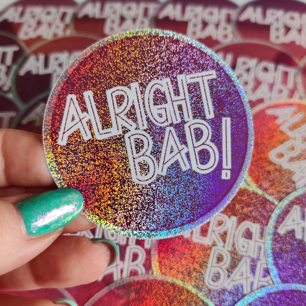 Alright Bab Birmingham Vinyl Sticker