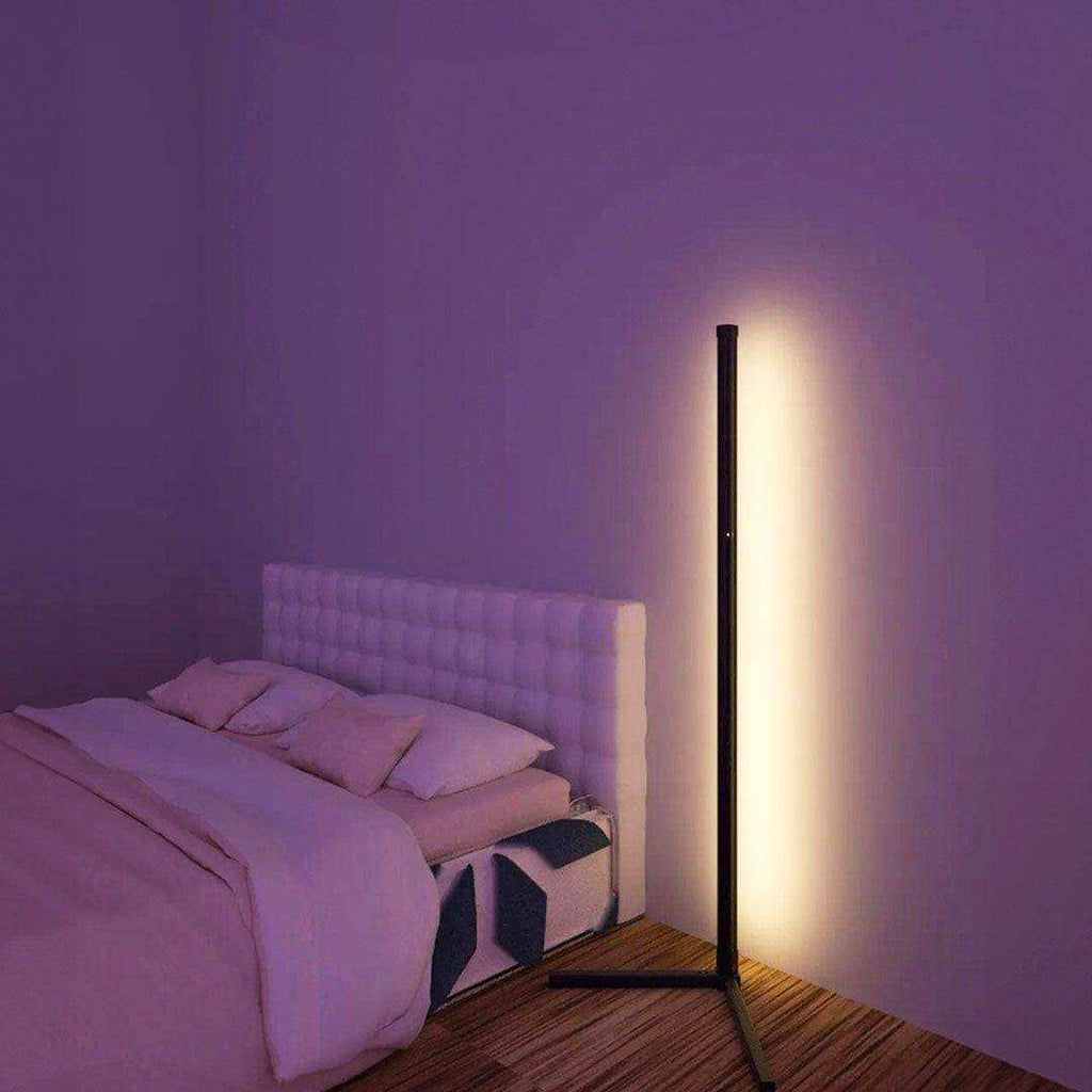 Ambient RGB Corner Floor Lamp with Music Sync