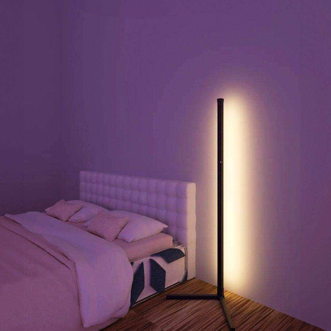 Ambient RGB Corner Floor Lamp with Music Sync