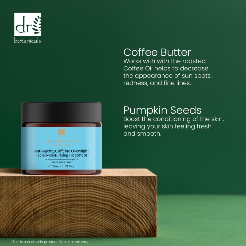 Overnight Caffeine Facial Moisturising Treatment 50ml