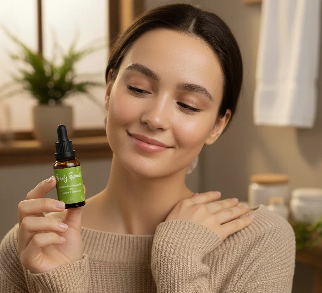 Antioxidant Facial Massage Oil with Avocado and Rosemary