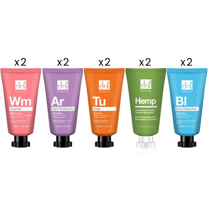 Botanical Skincare Essentials Sample Collection