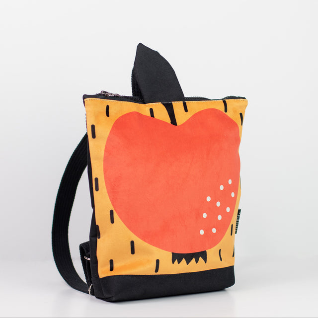Kids' Apple Motif Adventure Backpack – Perfect for Outdoor Fun by Muni at www.brixbailey.com