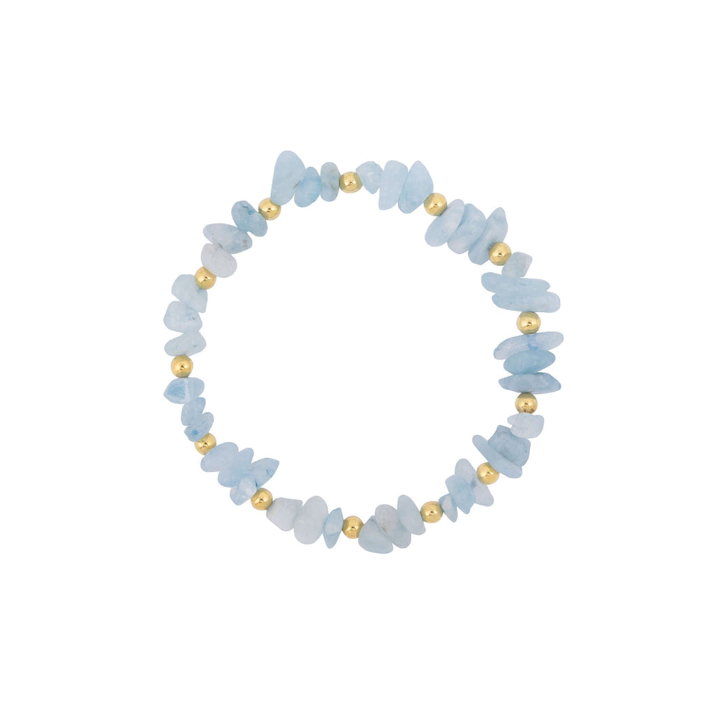 Aquamarine Crystal Bracelet