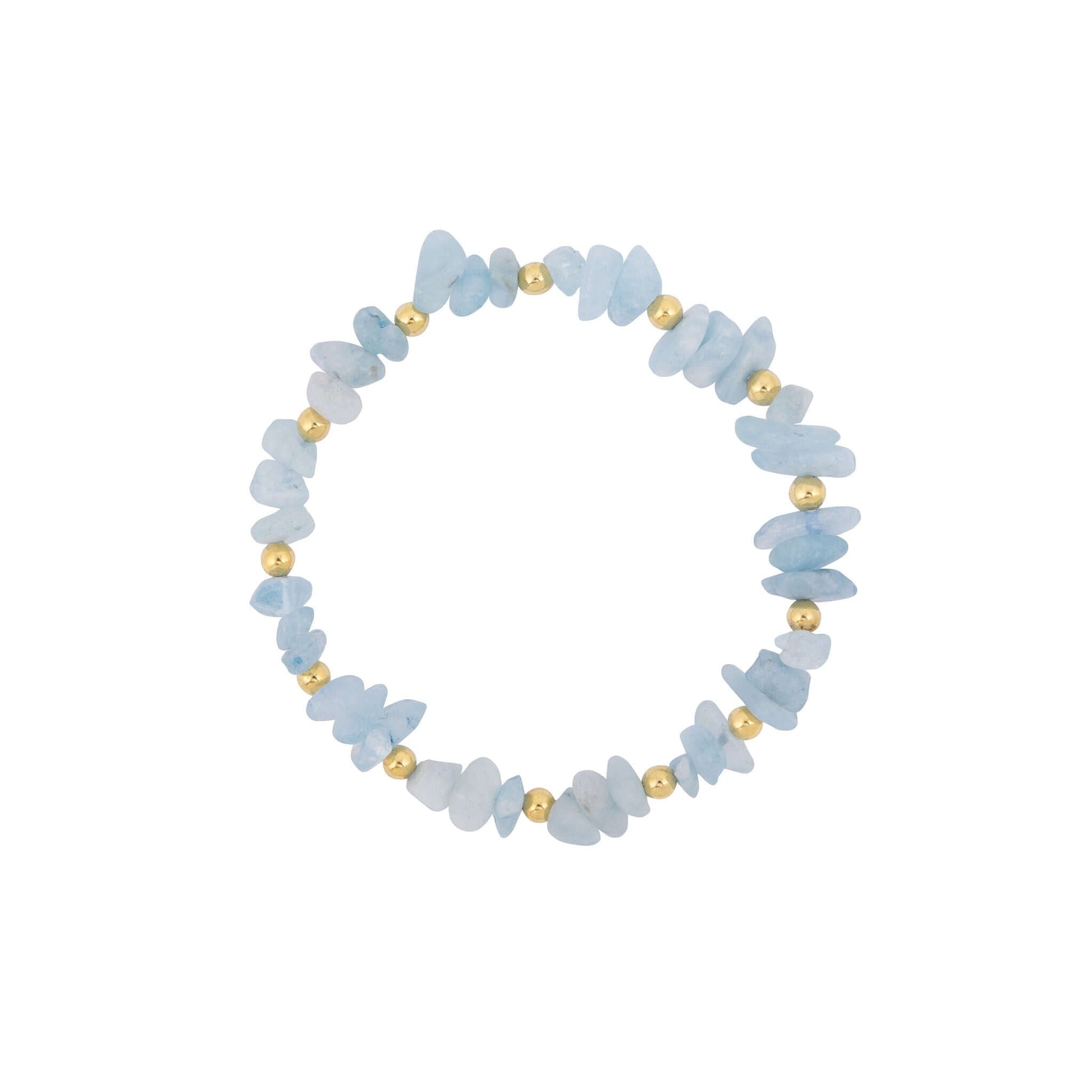 Aquamarine Crystal Bracelet