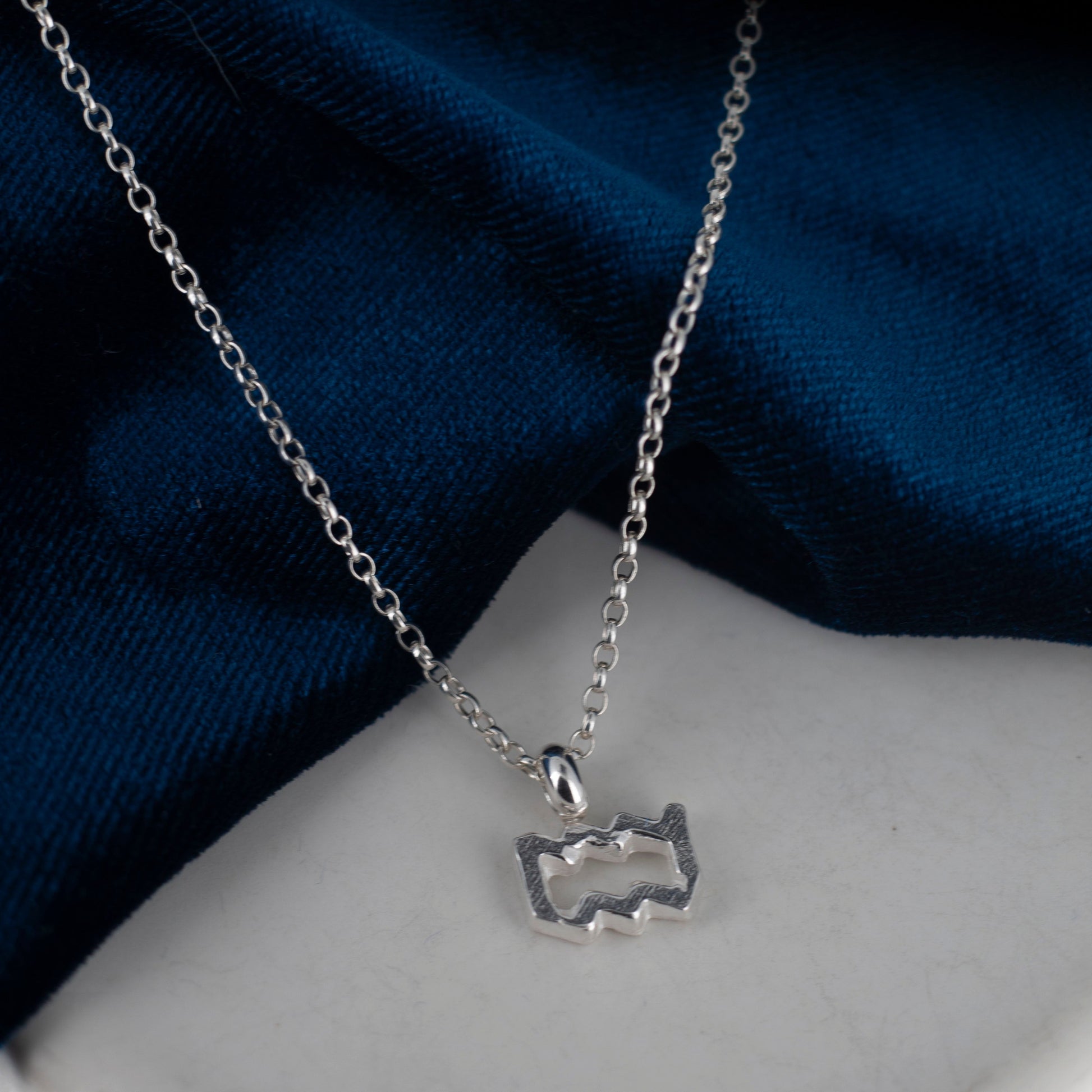 Silver Zodiac Pendant Necklace