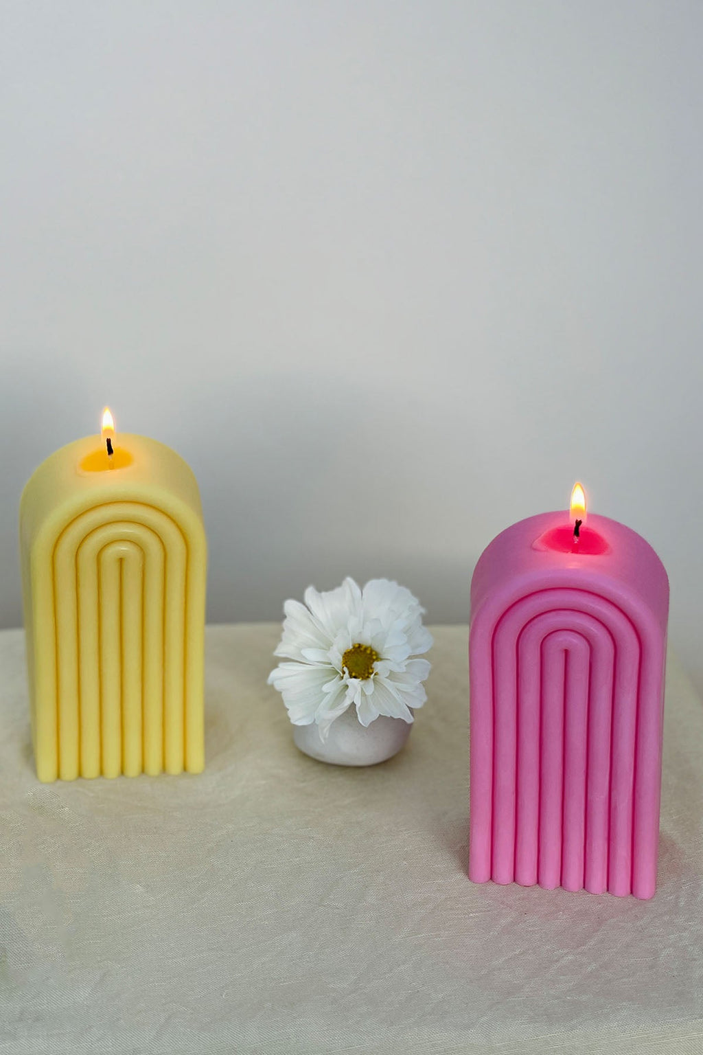 Tall Arch Candle Handcrafted Soy Wax