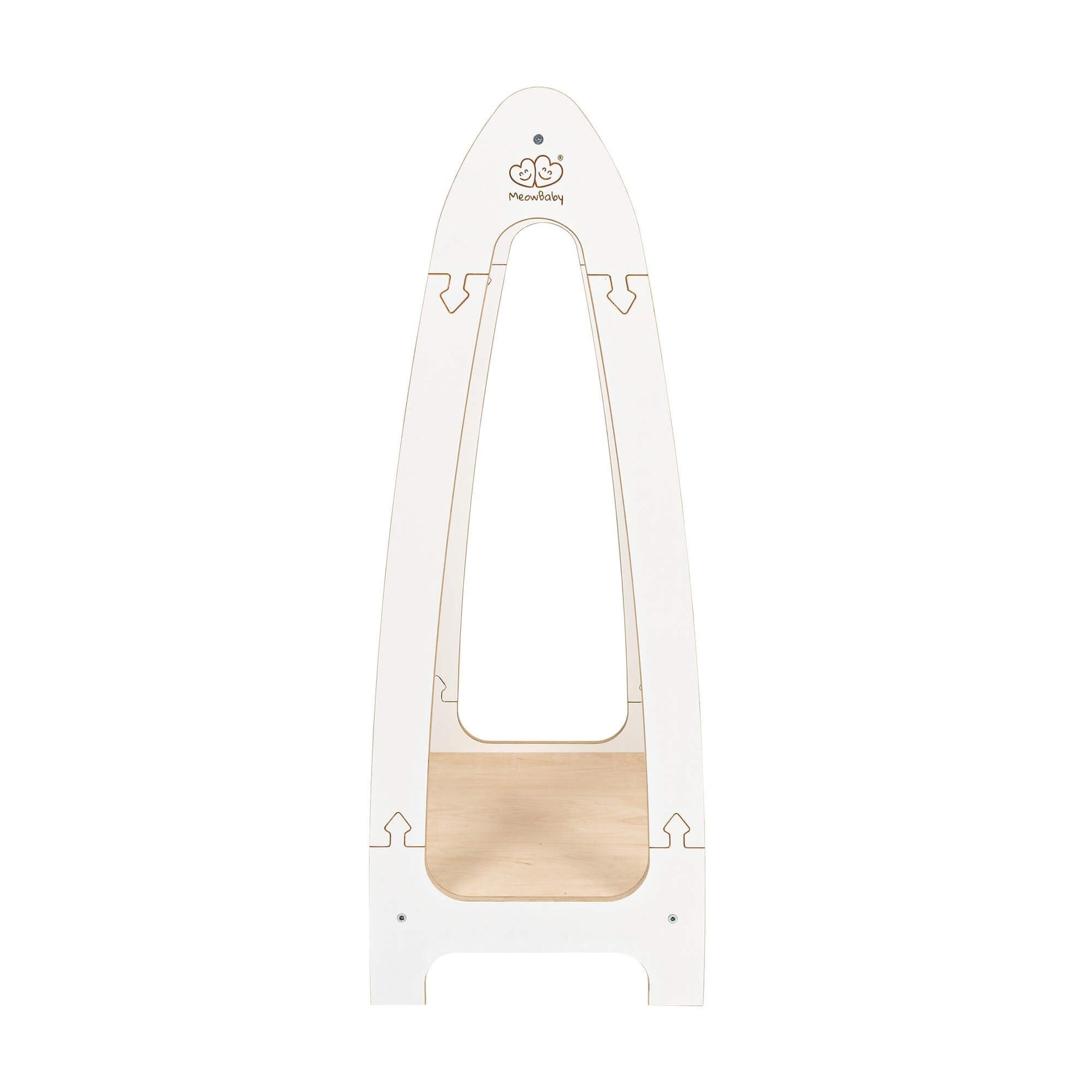 Arched Clothing Rack For Children - Large White
