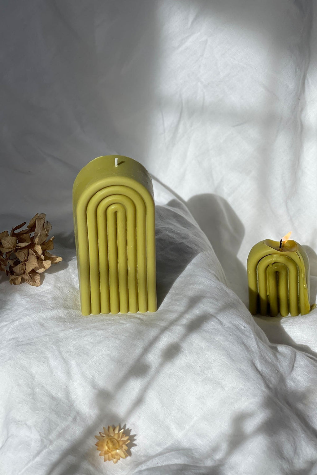 Tall Arch Candle Handcrafted Soy Wax