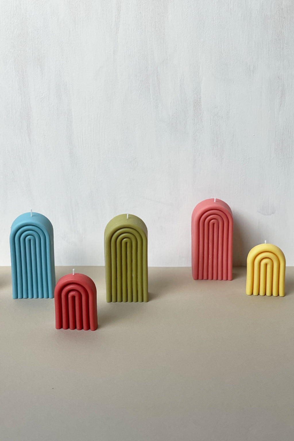 Tall Arch Candle Handcrafted Soy Wax