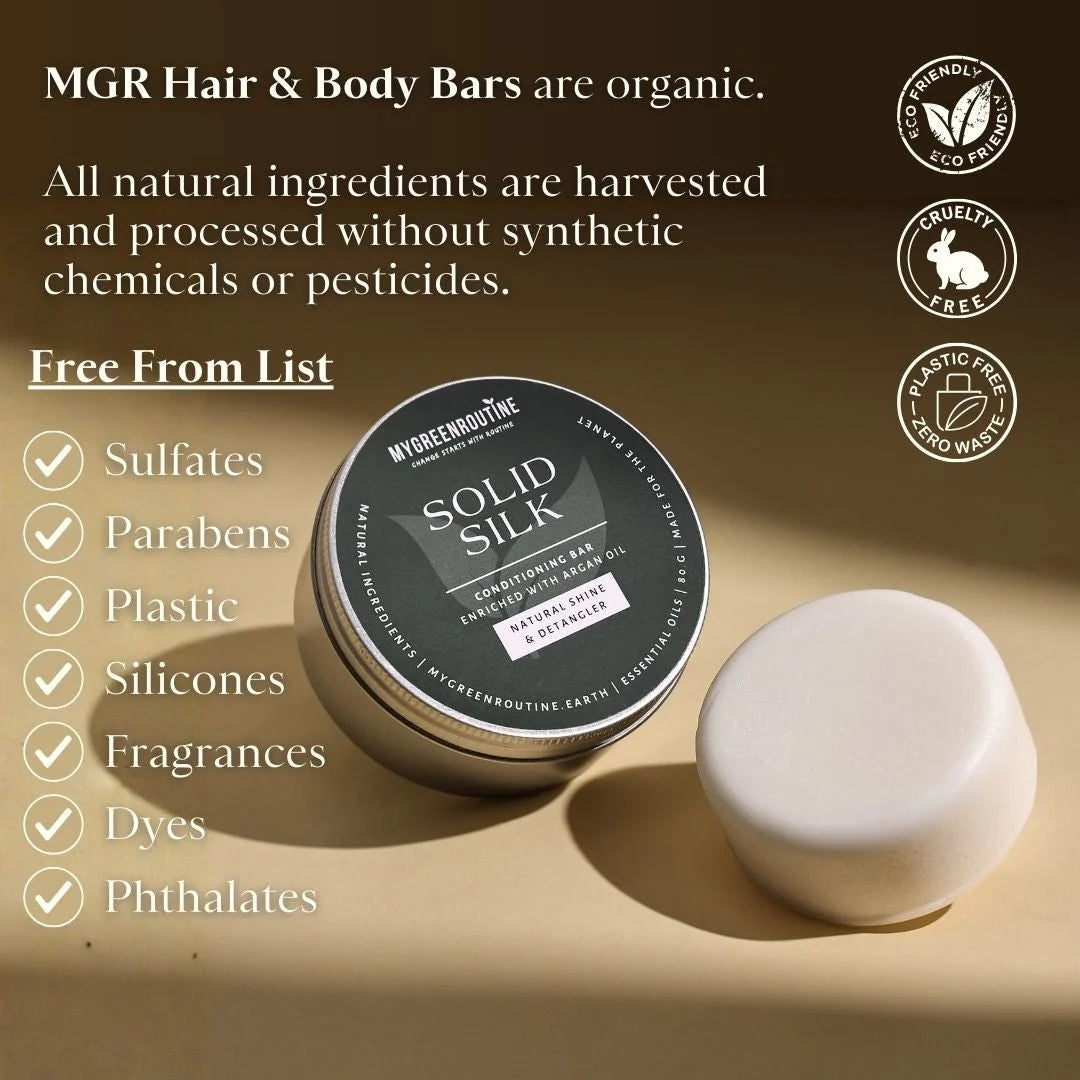 Argan Oil Conditioning Bar with Travel Tin and Sisal Exfoliator