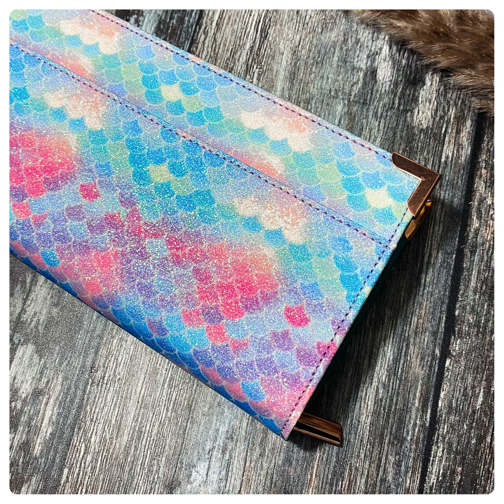 Ariel Mermaid Continental Purse in Vegan Leather