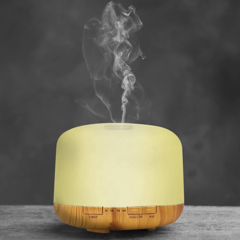 Wood Grain Aroma Diffuser with USB