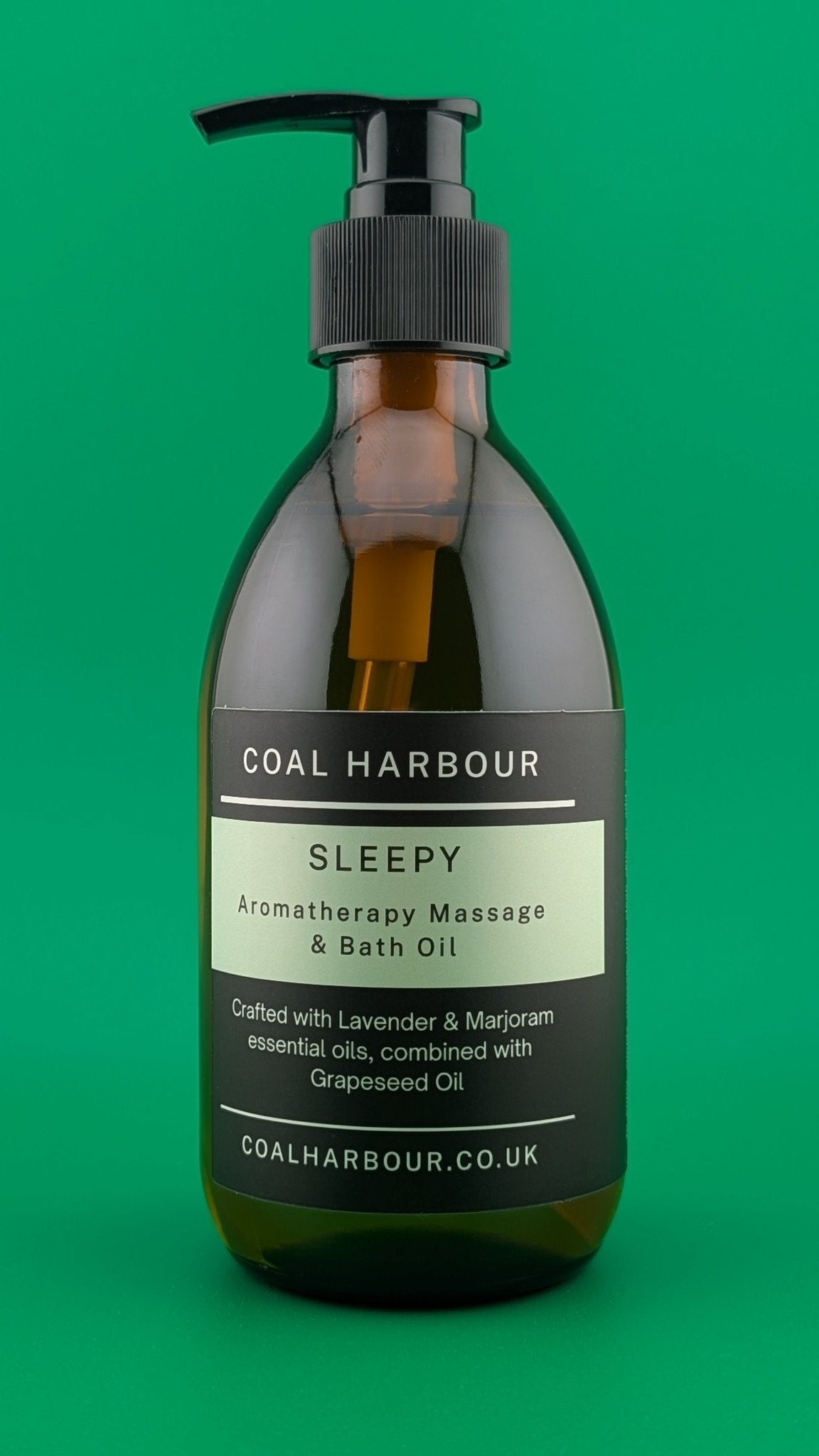 Sleepy Aromatherapy Massage and Bath Oil with Lavender and Marjoram
