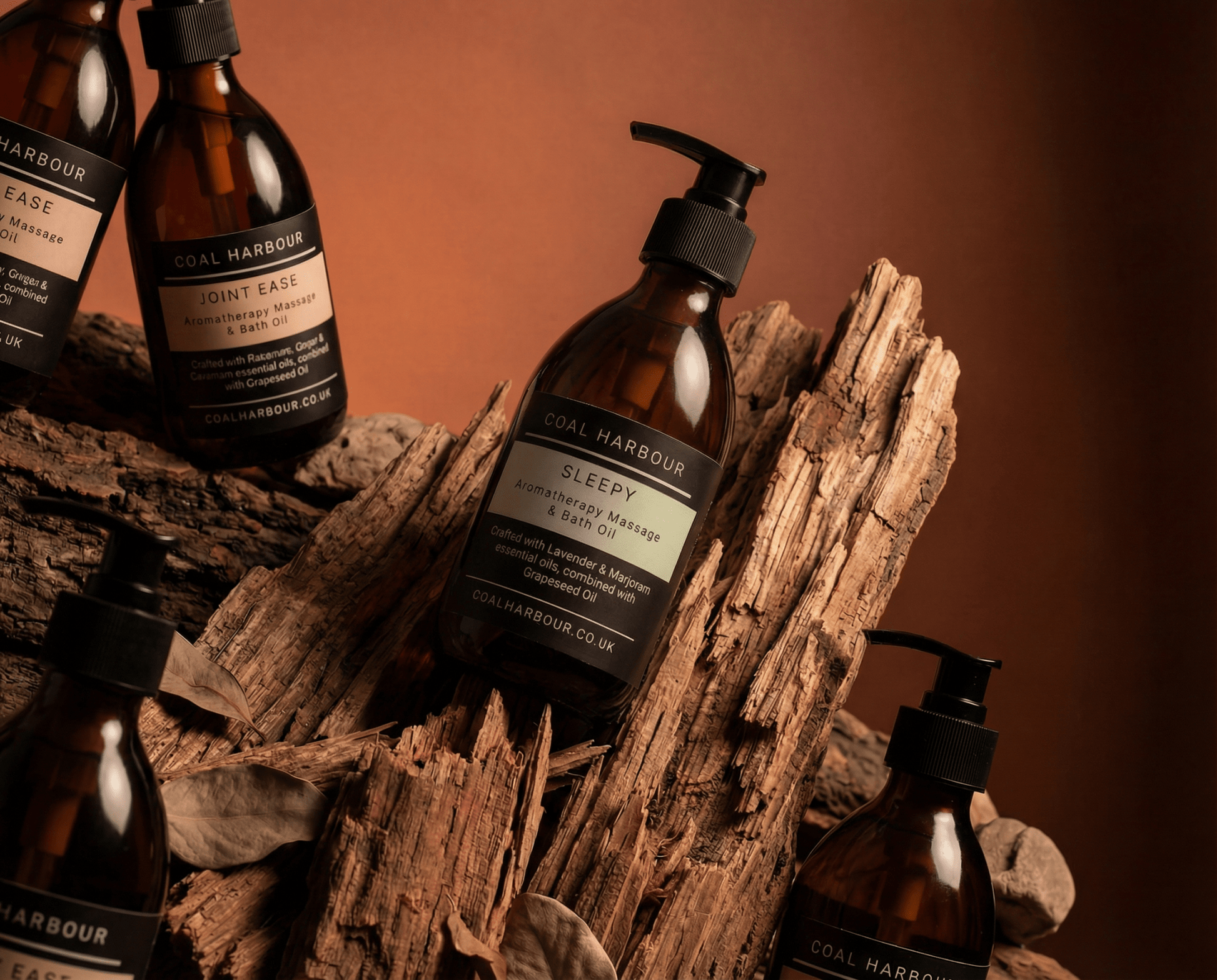 Sleepy Aromatherapy Massage and Bath Oil with Lavender and Marjoram