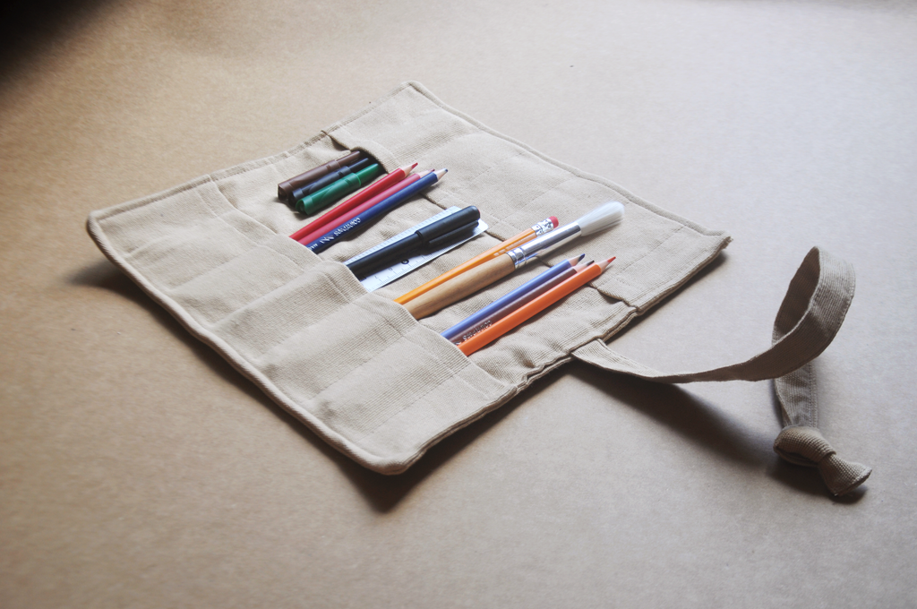 Handloom Cotton Artist Roll in Milk Tea