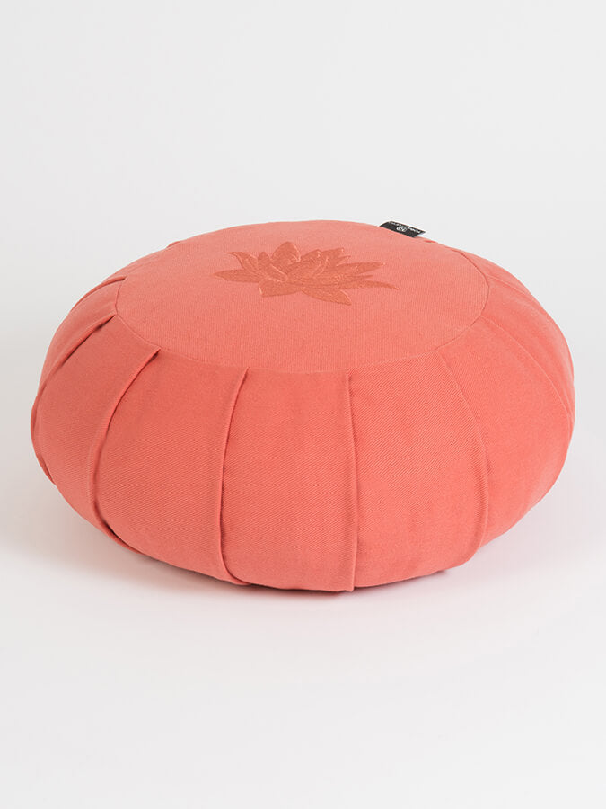 Organic Cotton Round Lotus Zafu Buckwheat Meditation Cushion