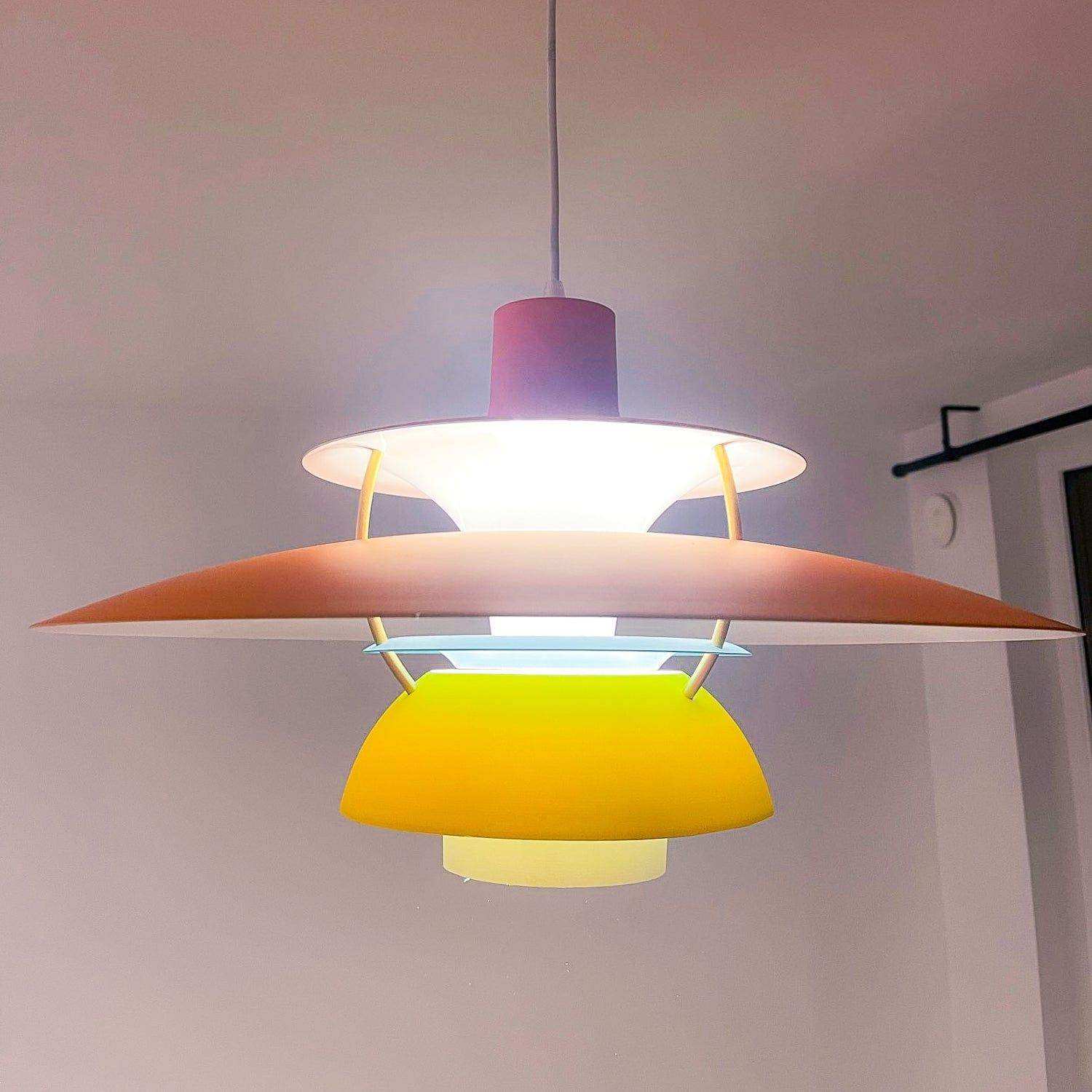 5 Shade Pendant Light in 11 Colors