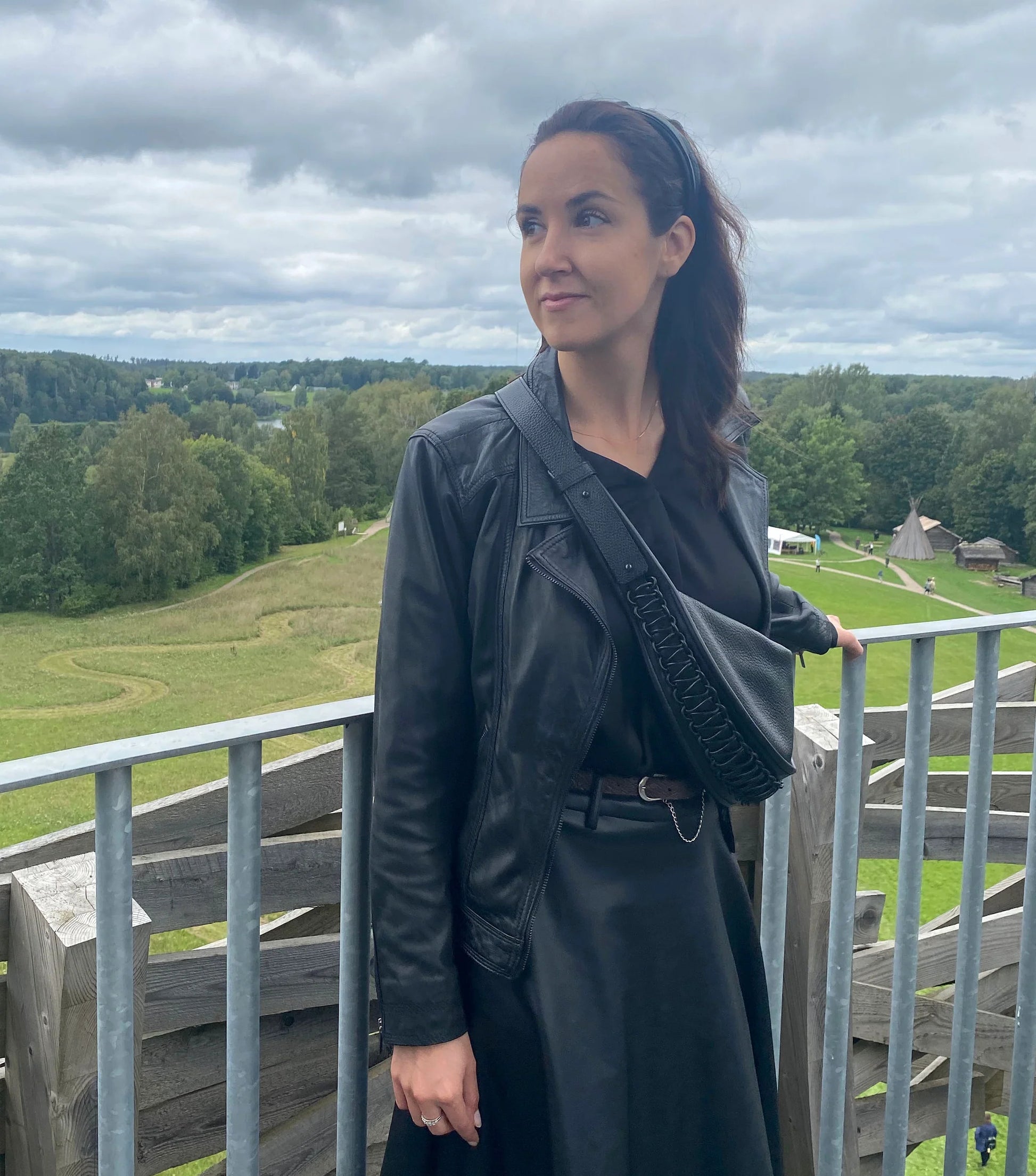 Ateena Handcrafted Leather Crossbody – Versatile & Durable by Gerda Retter Design at www.brixbailey.com