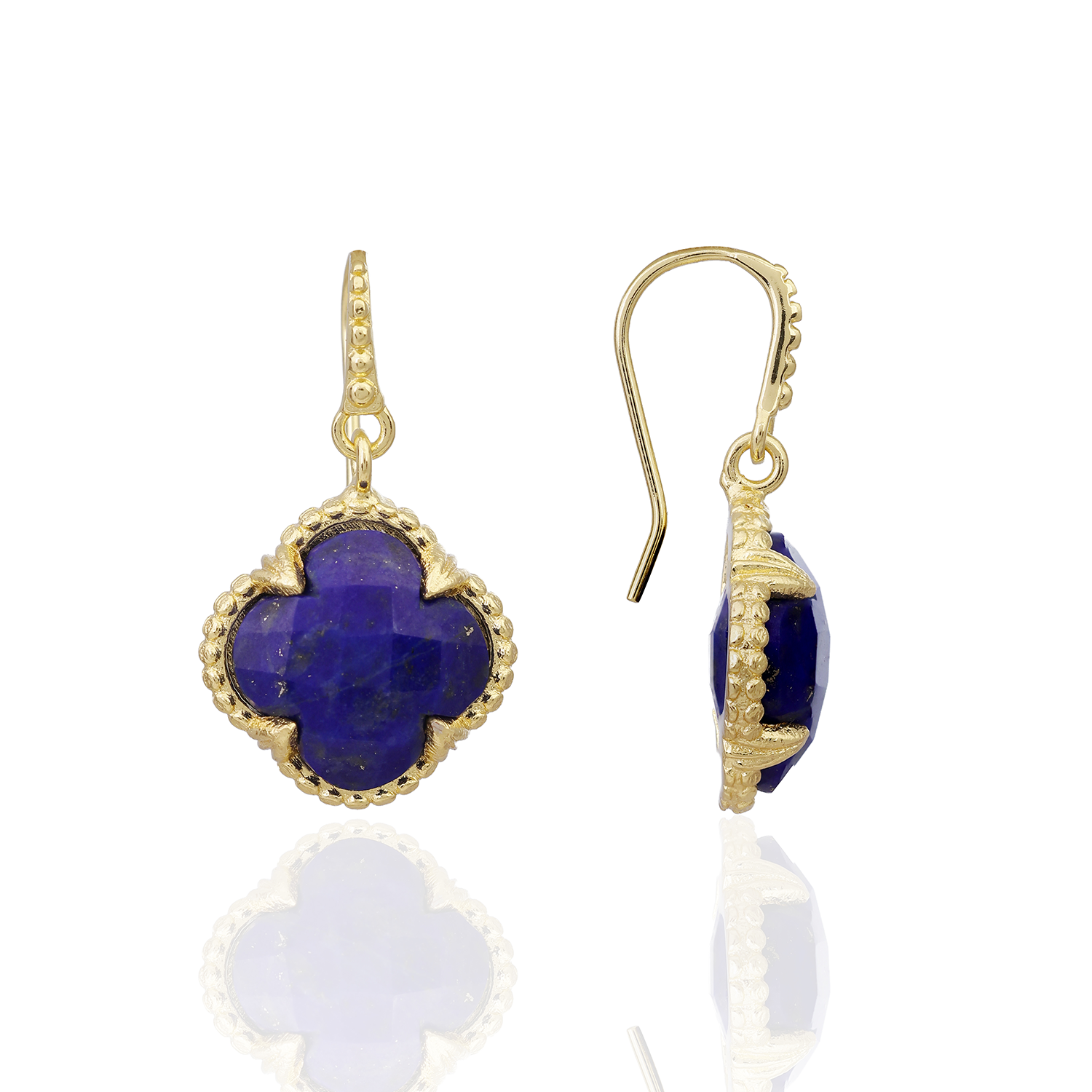Tyche Gemstone Earrings Lapis