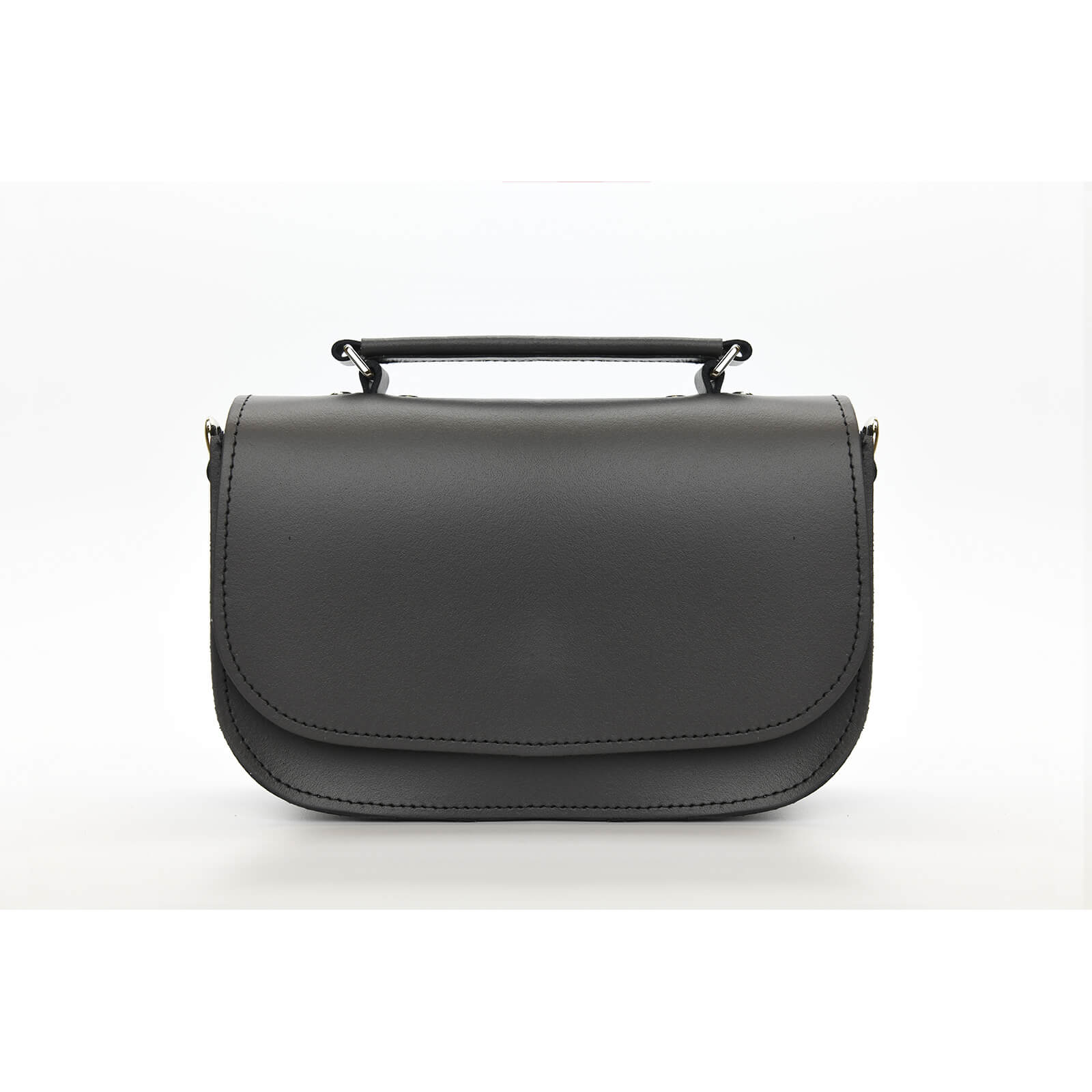 Aura Handmade Leather Bag in Graphite