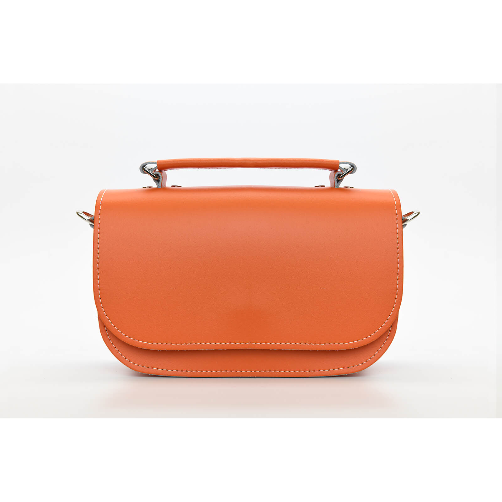 Aura Handmade Leather Bag in Orange - Pre-order Jan 2026 Delivery