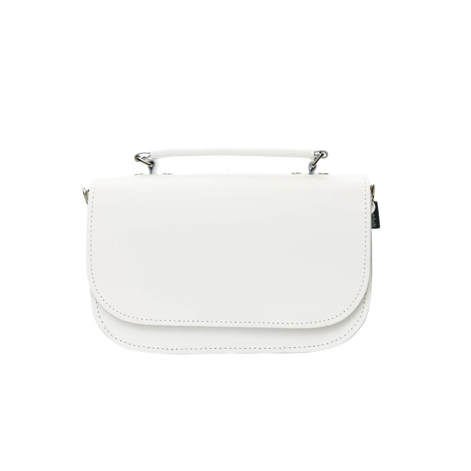 Aura Handmade Leather Bag in White