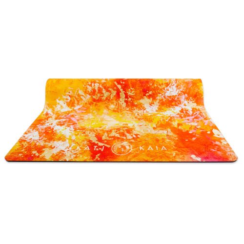 Orange Gallery Yoga Mat