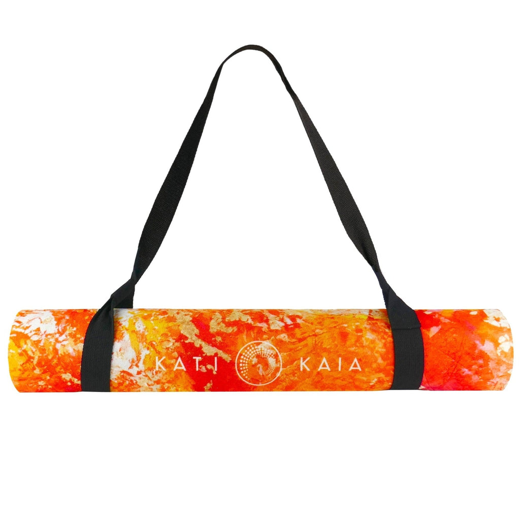 Orange Gallery Yoga Mat
