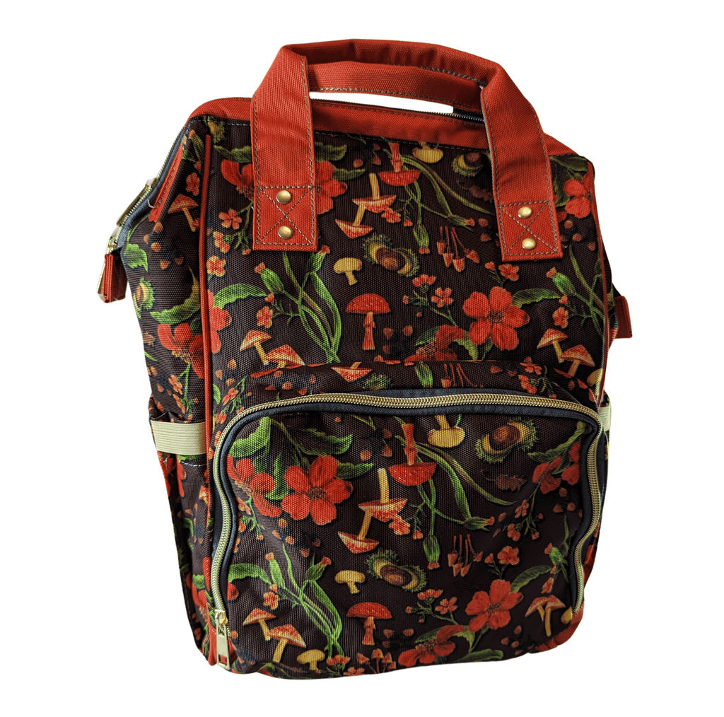 Autumn Mushrooms Baby Changing Bag S(Mush)y
